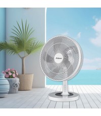 Primo PRTF-80708 Επιτραπέζιος Ανεμιστήρας 50W Διαμέτρου 40.64cm Λευκός 