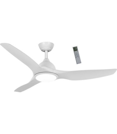  Primo PRCF-80723 Ανεμιστήρας Οροφής 132.08cm με Φως και Τηλεχειριστήριο Λευκός 