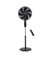 Primo PRSF-80735 Ανεμιστήρας Ορθοστάτης 70W Διαμέτρου 40cm με Τηλεχειριστήριο Γκρι 