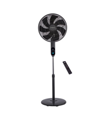 Primo PRSF-80735 Ανεμιστήρας Ορθοστάτης 70W Διαμέτρου 40cm με Τηλεχειριστήριο Γκρι 