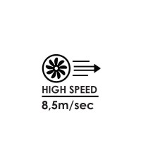 Primo PRSF-80735 Ανεμιστήρας Ορθοστάτης 70W Διαμέτρου 40cm με Τηλεχειριστήριο Γκρι 