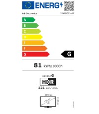 LG Smart Τηλεόραση 55" 4K UHD LED NanoCell AI NANO81 HDR (2025) 55NANO81A6A