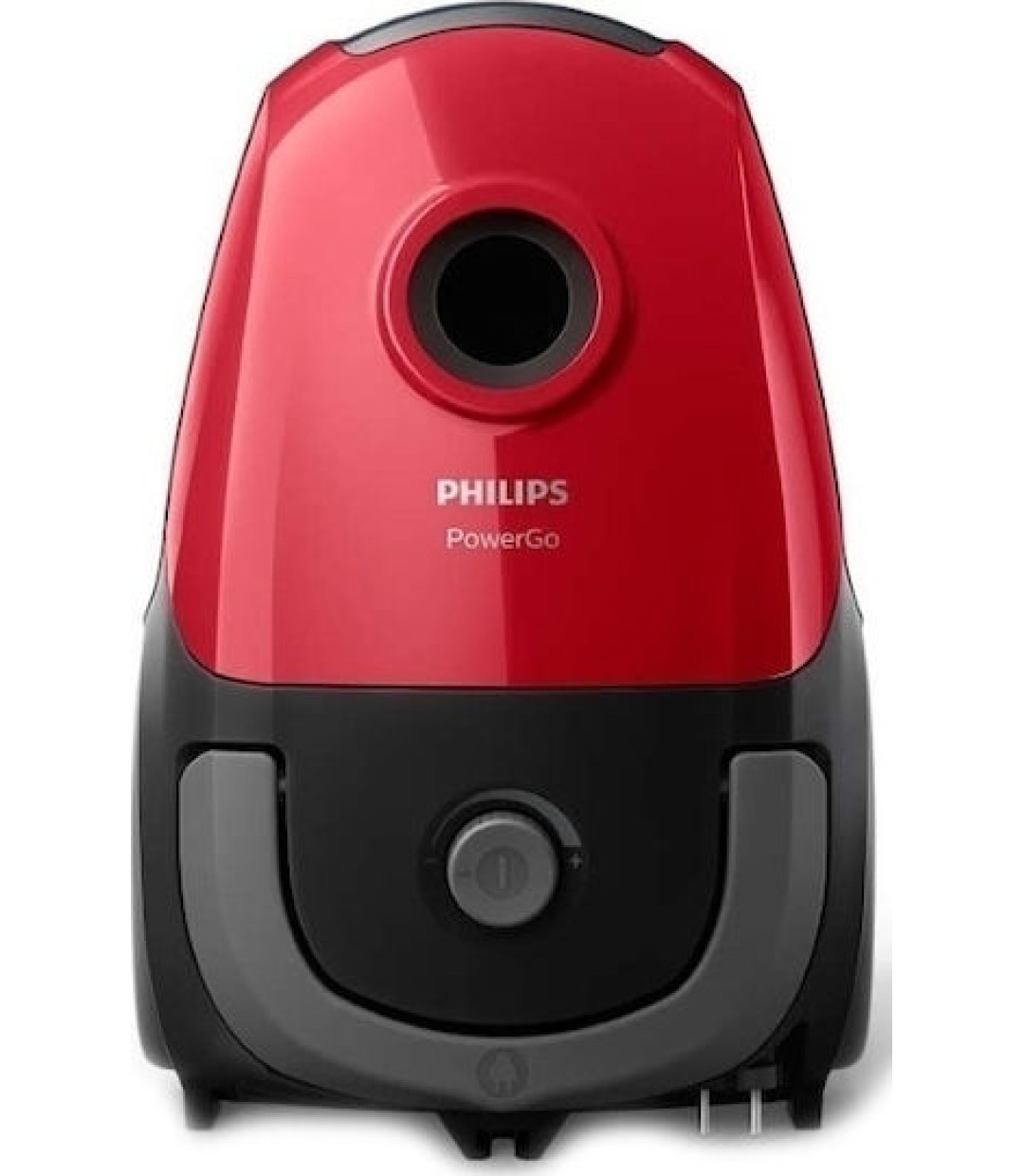  Philips PowerGo HD 8243/ 09 Ηλεκτρική Σκούπα 900W με Σακούλα 3lt Κόκκινη 