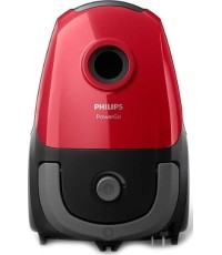  Philips PowerGo HD 8243/ 09 Ηλεκτρική Σκούπα 900W με Σακούλα 3lt Κόκκινη 