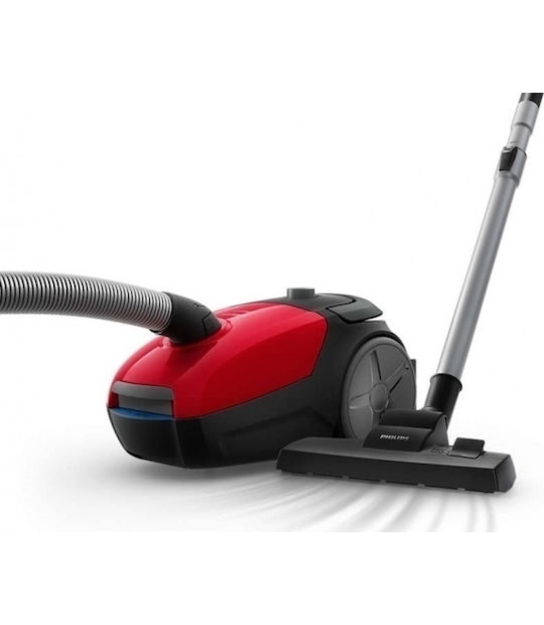  Philips PowerGo HD 8243/ 09 Ηλεκτρική Σκούπα 900W με Σακούλα 3lt Κόκκινη 