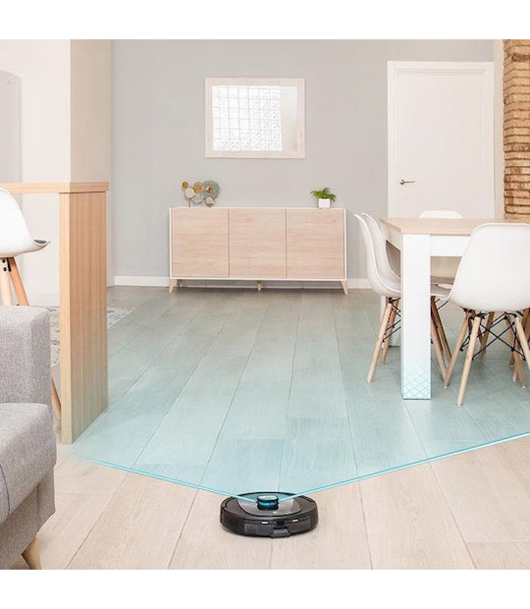  Cecotec Conga 8290 Σκούπα Ρομπότ για Σκούπισμα & Σφουγγάρισμα με Χαρτογράφηση και Wi-Fi Μαύρη 