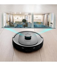  Cecotec Conga 8290 Σκούπα Ρομπότ για Σκούπισμα & Σφουγγάρισμα με Χαρτογράφηση και Wi-Fi Μαύρη 