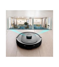  Cecotec Conga 8290 Σκούπα Ρομπότ για Σκούπισμα & Σφουγγάρισμα με Χαρτογράφηση και Wi-Fi Μαύρη 
