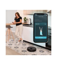  Cecotec Conga 8290 Σκούπα Ρομπότ για Σκούπισμα & Σφουγγάρισμα με Χαρτογράφηση και Wi-Fi Μαύρη 