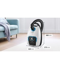 Bosch BGL8SILS Ηλεκτρική Σκούπα 650W με Σακούλα 5lt Λευκή 