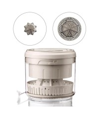 Αποχυμωτής Muhler MJ-9022, 90W, 2 κώνοι, σύστημα αυτόματης στύψης, λευκό