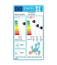 Κλιματιστικό MIYATO MO-9310/9309 W GENERAL  Inverter 9000 BTU A++/A+ με WiFi 