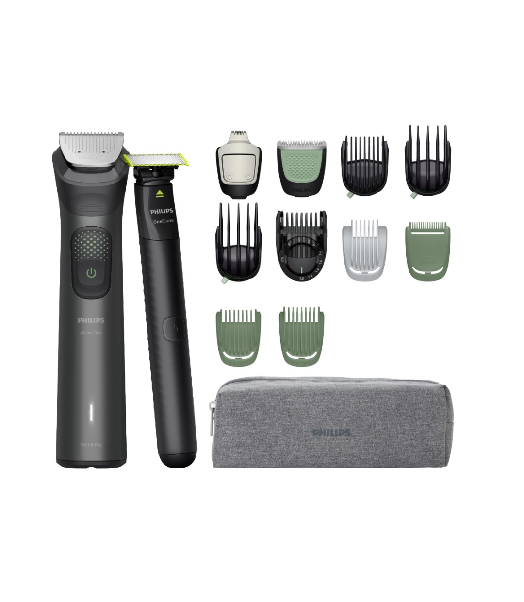 Philips Σετ Επαναφορτιζόμενης Κουρευτικής Μηχανής Γκρι MG9531/15