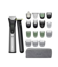 Philips All-in-One 9000 Series Σετ Κουρευτικής Μηχανής Ασημί MG9557/15