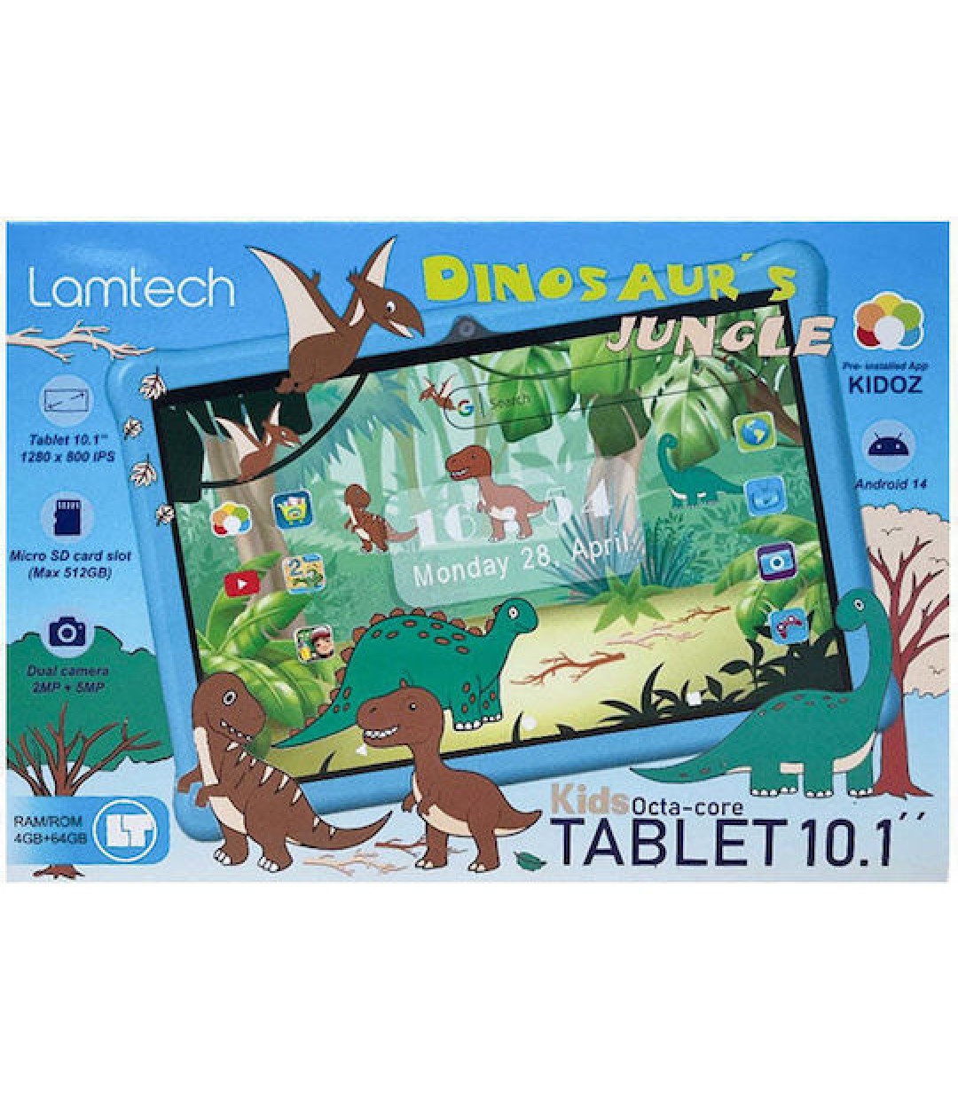 Tablet lamtech lam 980299 octa-core kit 10.1 4/64gb
