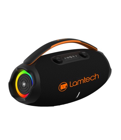  Lamtech Party Box Ηχείο Bluetooth 60W με Ραδιόφωνο και Διάρκεια Μπαταρίας έως 8 ώρες Μαύρο 980954