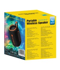  Lamtech Ηχείο Bluetooth 20W με Διάρκεια Μπαταρίας έως 8 ώρες Black Orange LAM980978 