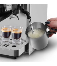  Rohnson Αυτόματη Μηχανή Espresso 2800W Πίεσης 20bar με Μύλο Άλεσης Ασημί R-98200 
