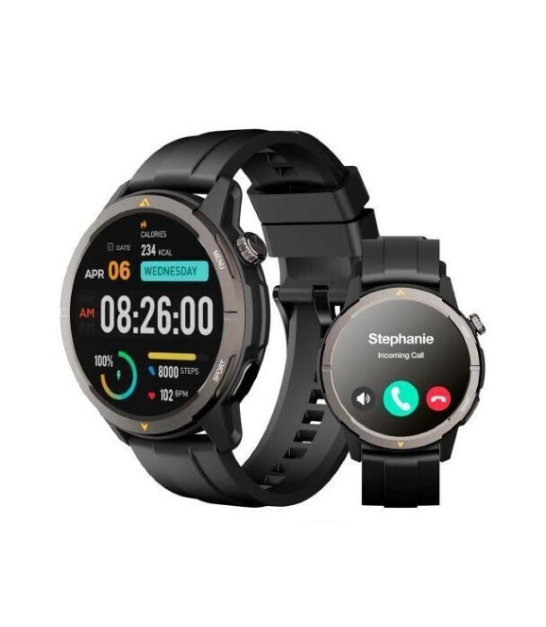 AGM Legion Smartwatch με Παλμογράφο (Μαύρο)