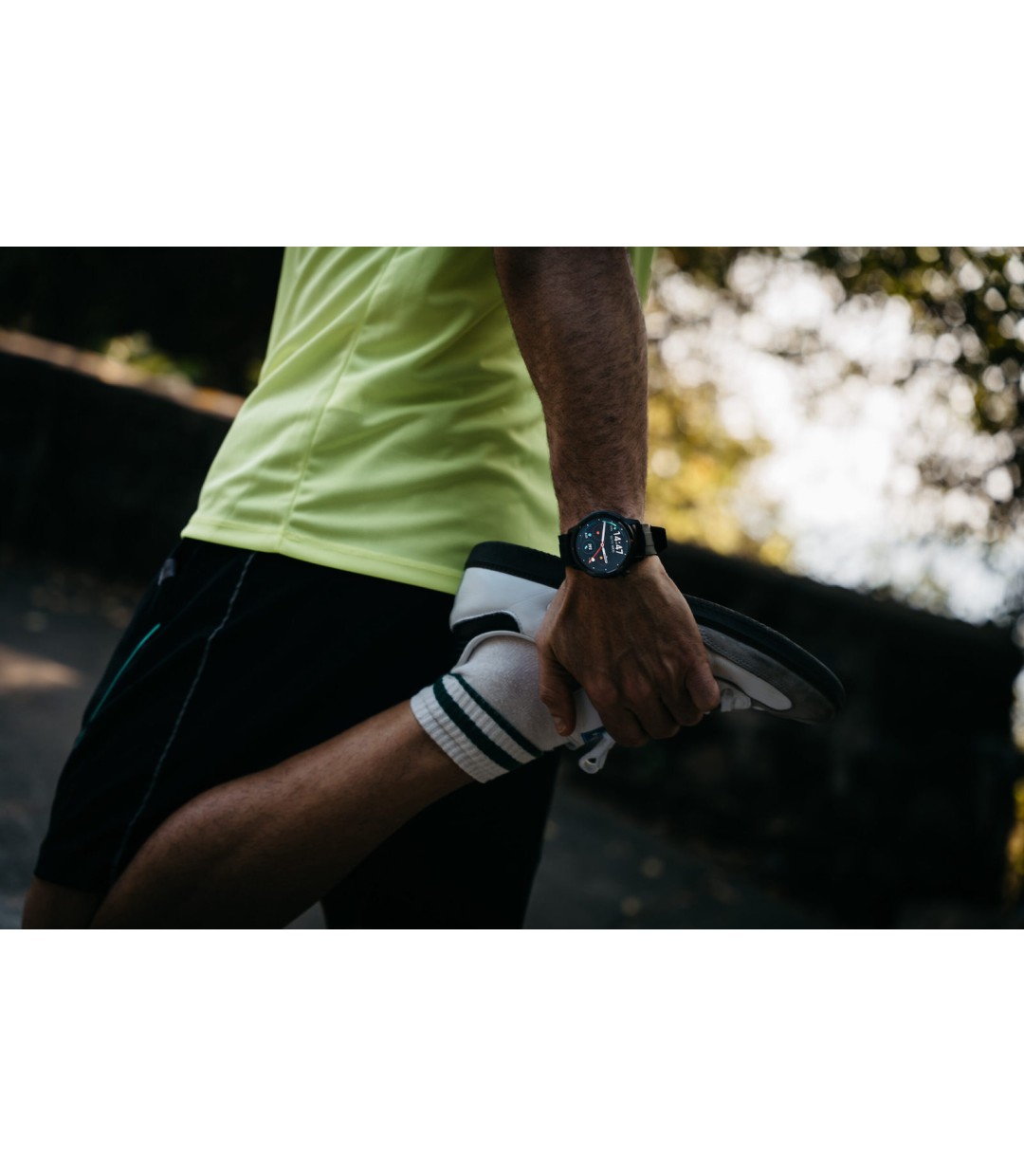 AGM Legion Smartwatch με Παλμογράφο (Μαύρο)