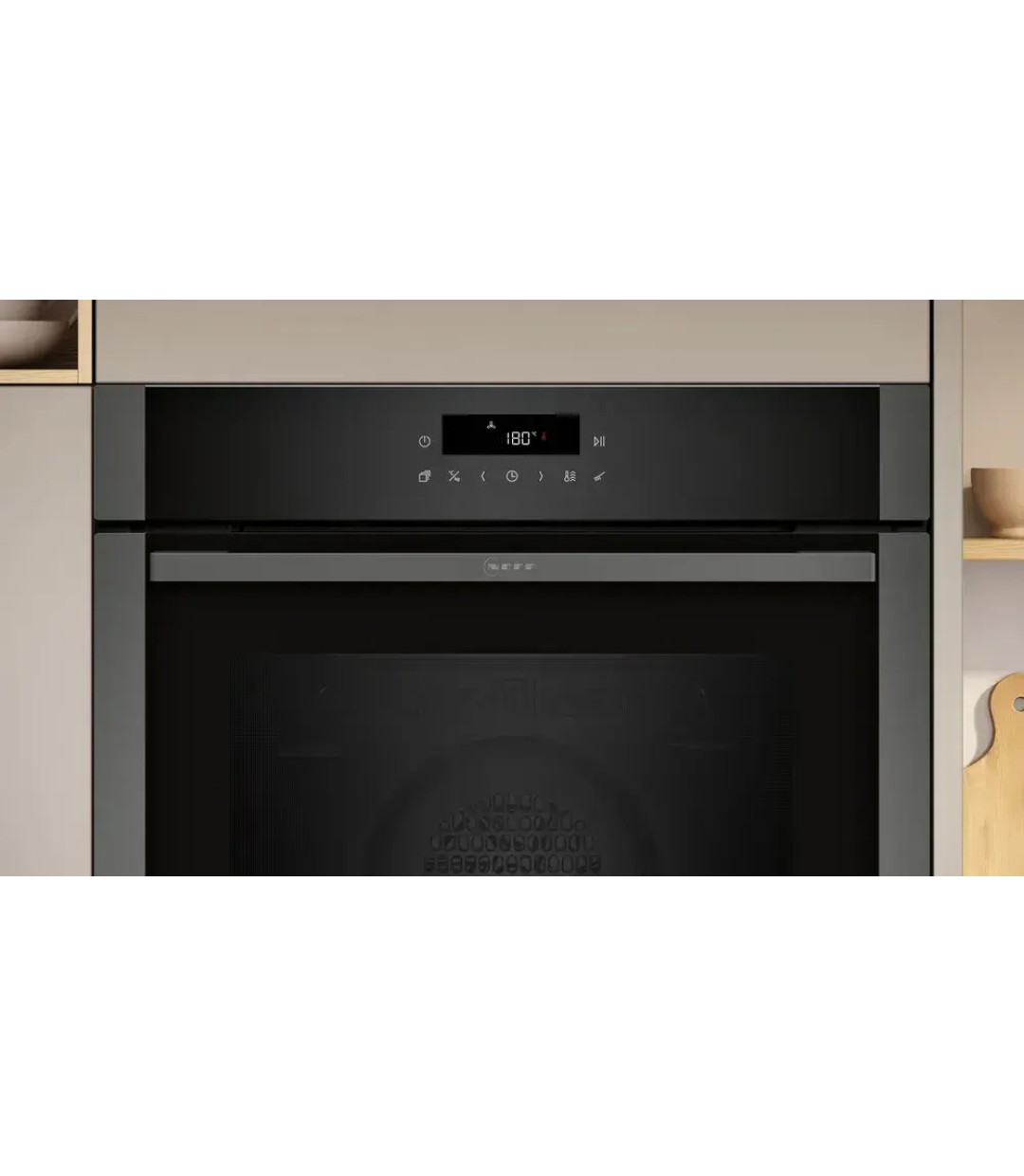 Neff B 2 ACJ 7 AG 0 Φούρνος άνω Πάγκου 71lt Π59.4εκ. Γκρι 