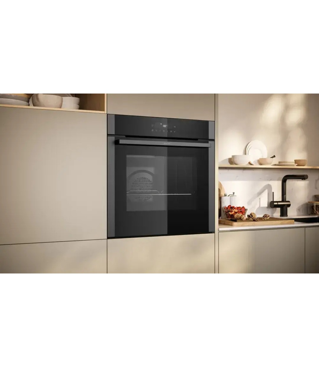  Neff B 2 ACJ 7 AG 0 Φούρνος άνω Πάγκου 71lt Π59.4εκ. Γκρι 