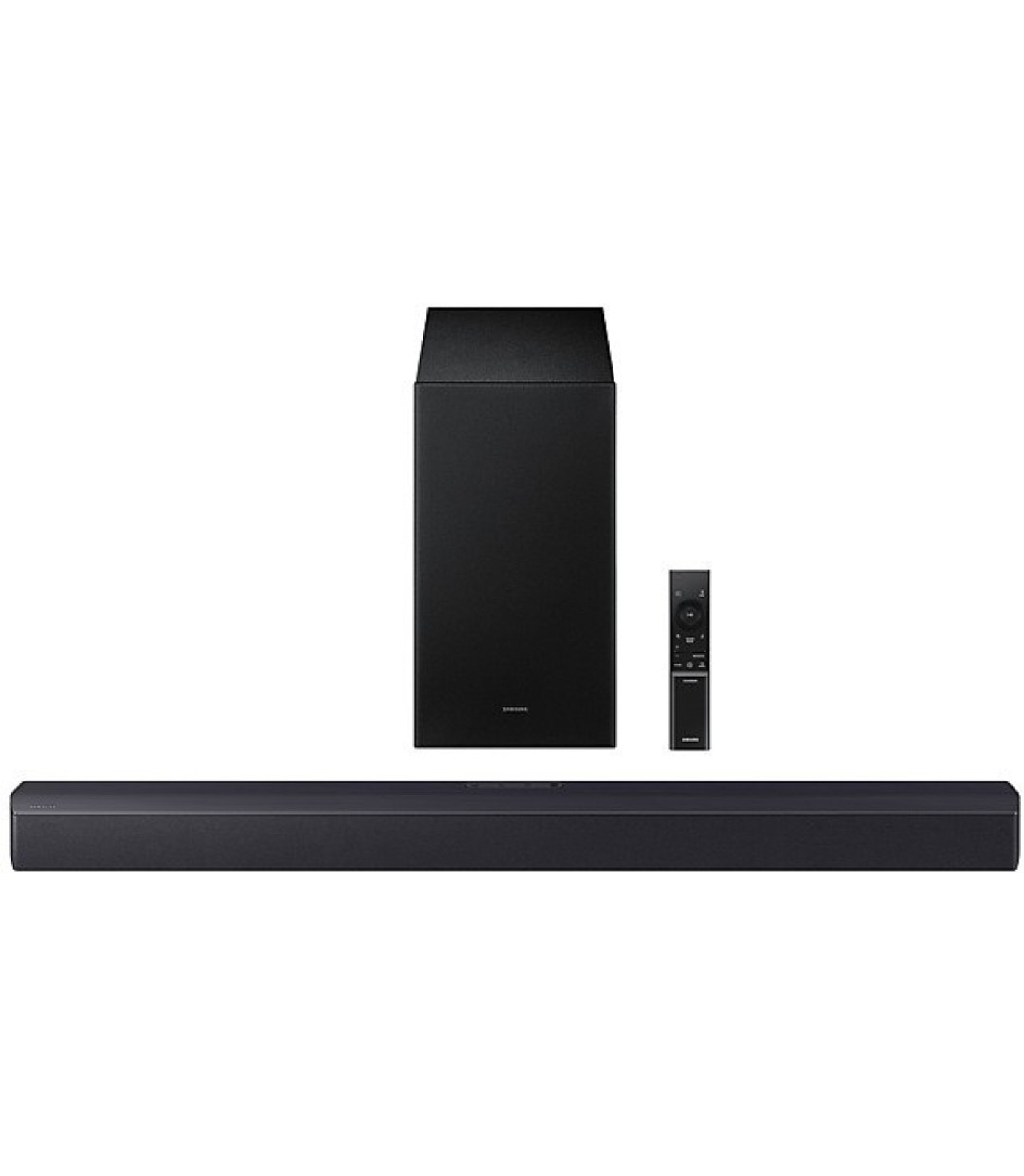 Samsung HW-B450F Soundbar 2.1 Bluetooth και HDMI με Ασύρματο Subwoofer και Τηλεχειριστήριο Μαύρο