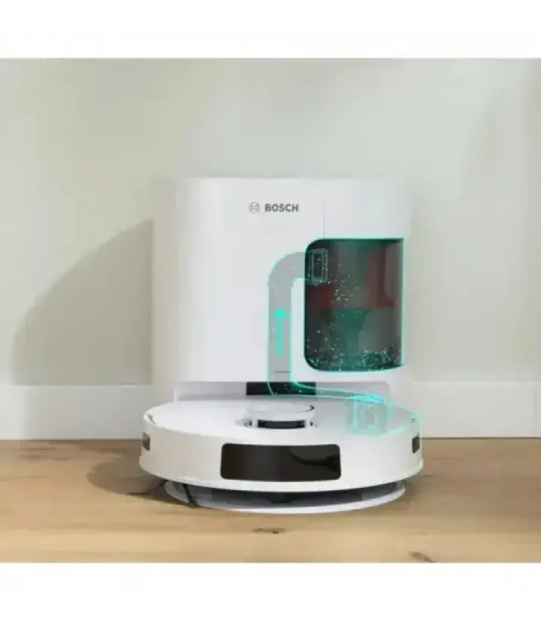 Bosch Spotless Advanced + Σκούπα Ρομπότ με Χαρτογράφηση Laser & Απορρόφηση 11000Pa Λευκή BCRD2W