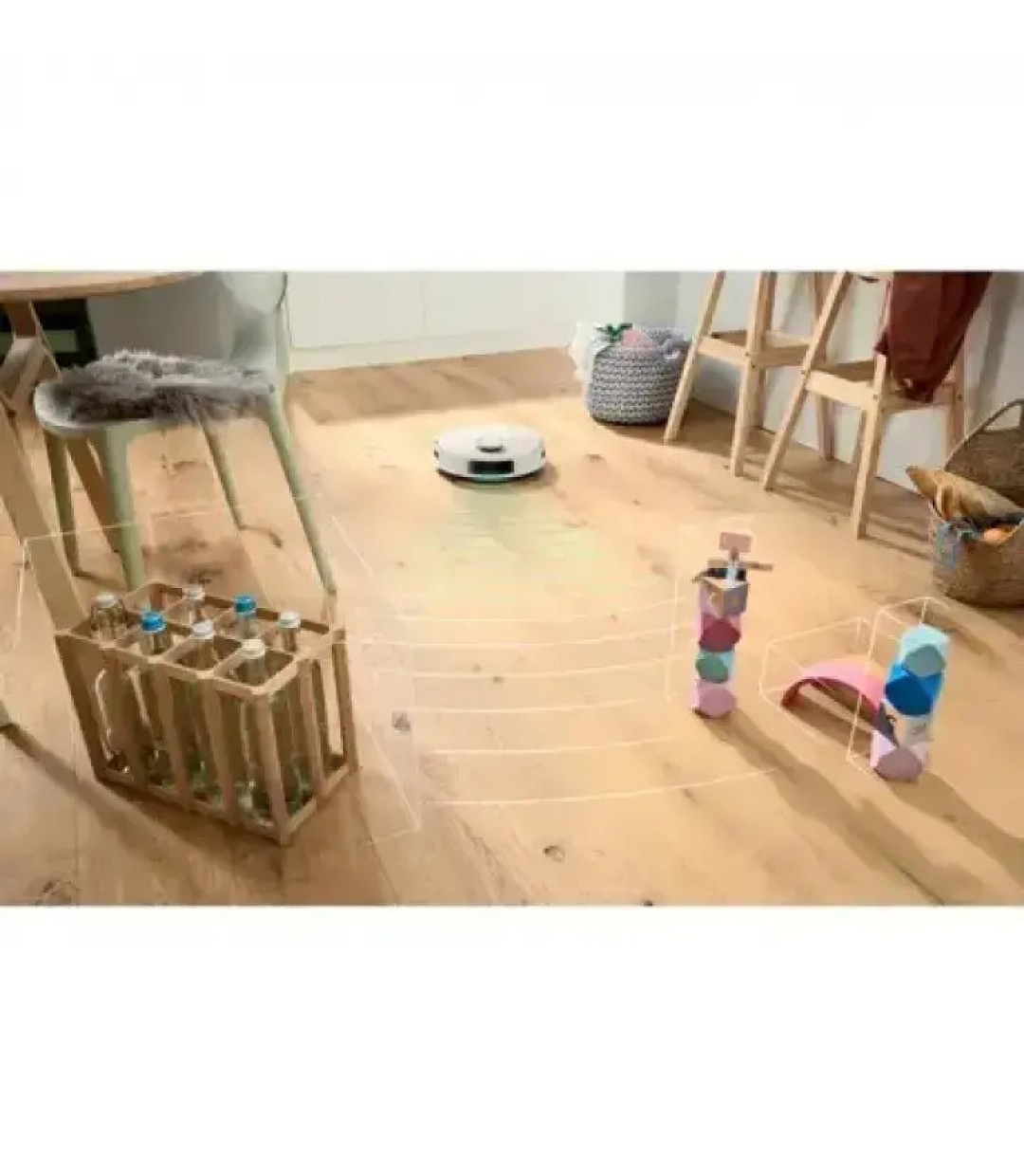 Bosch Spotless Advanced + Σκούπα Ρομπότ με Χαρτογράφηση Laser & Απορρόφηση 11000Pa Λευκή BCRD2W