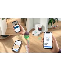 Bosch Spotless Advanced + Σκούπα Ρομπότ με Χαρτογράφηση Laser & Απορρόφηση 11000Pa Λευκή BCRD2W