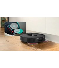 Bosch BCRDW3B Σκούπα Ρομπότ για Σκούπισμα & Σφουγγάρισμα με Wi-Fi Μαύρη