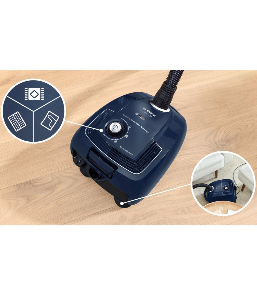 Bosch BGL38BU1 Ηλεκτρική Σκούπα 600W 