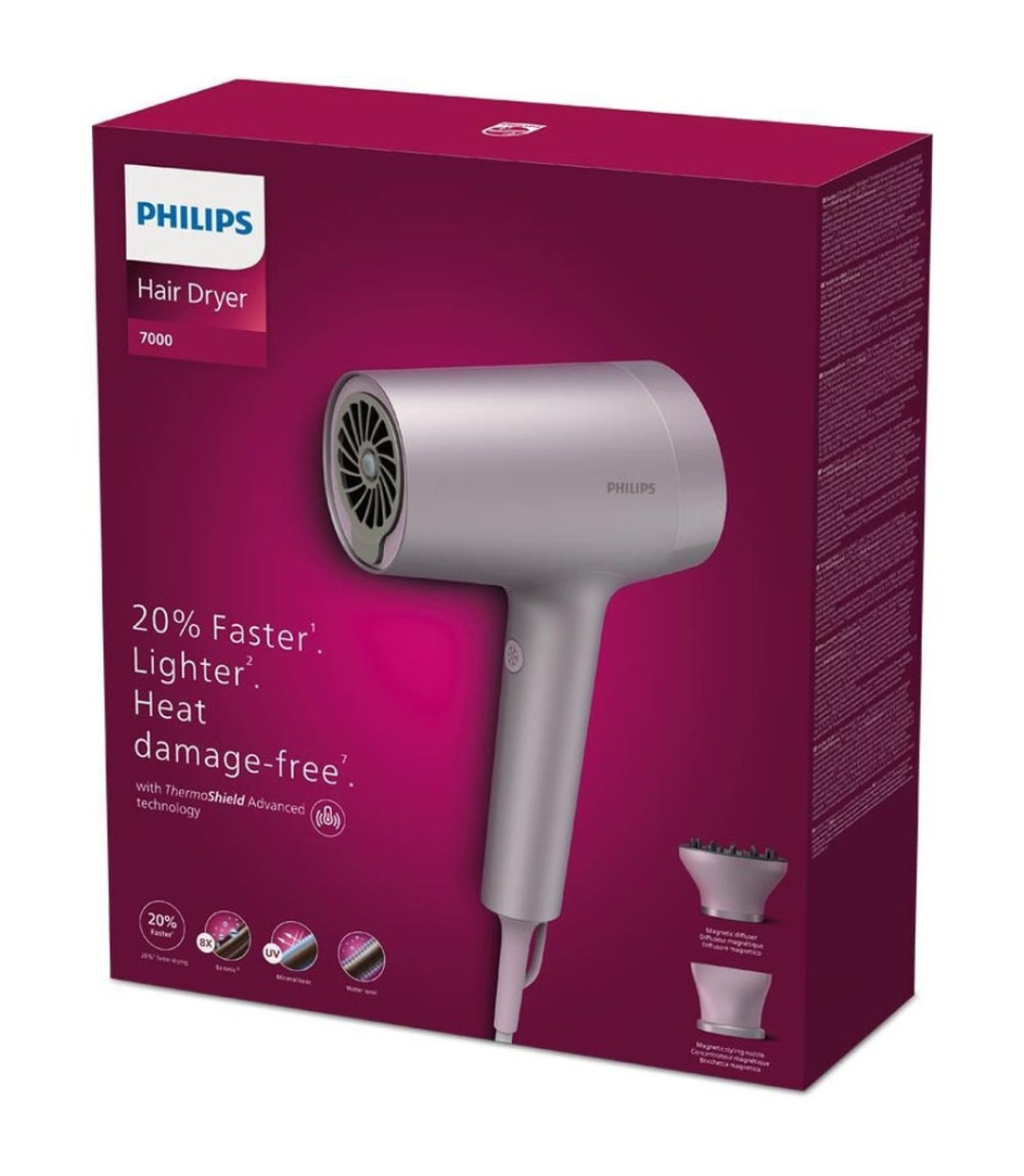 Philips Series BHD 723/00 7000 Επαγγελματικό Πιστολάκι Μαλλιών με Φυσούνα 2300W