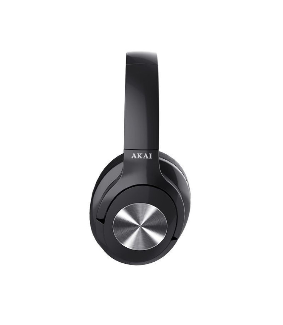 Akai BTH-P100 Ασύρματα / Ενσύρματα Over Ear Ακουστικά με 22 ώρες Λειτουργίας Μαύρα 