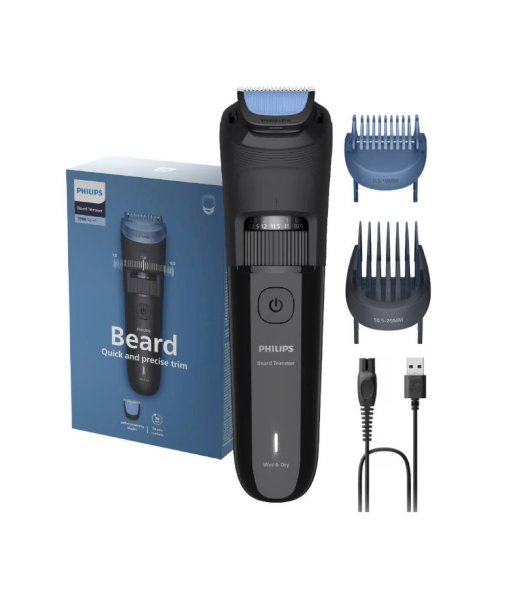 Philips Beard Trimmer Trimmer Μηχανή BT3620/15