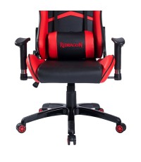 Redragon C326BR Καρέκλα Gaming Δερματίνης με Ρυθμιζόμενα Μπράτσα Κόκκινη Μαύρη 28.16.0011