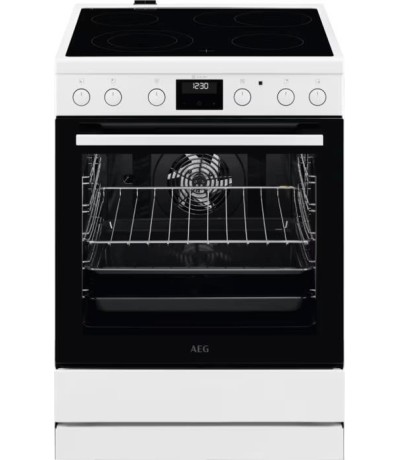 AEG CCB6442NBW SurroundCook Κουζίνα 73lt με Κεραμικές Εστίες Π60cm Λευκή