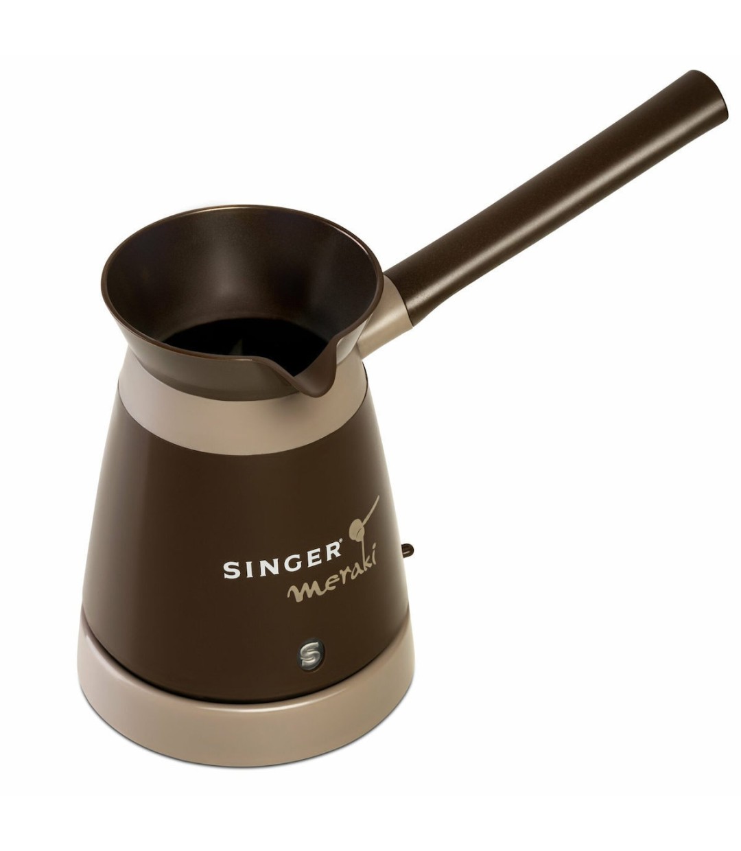  Singer Meraki CM 1110 Ηλεκτρικό Μπρίκι 800W με Χωρητικότητα 330ml Καφέ 