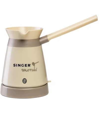  Singer Meraki CM 1110 Ηλεκτρικό Μπρίκι 800W με Χωρητικότητα 330ml Μπεζ 