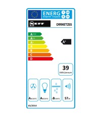 Neff Μηχανισμός Απορρόφησης 89.8cm Μαύρος με Wi-Fi 