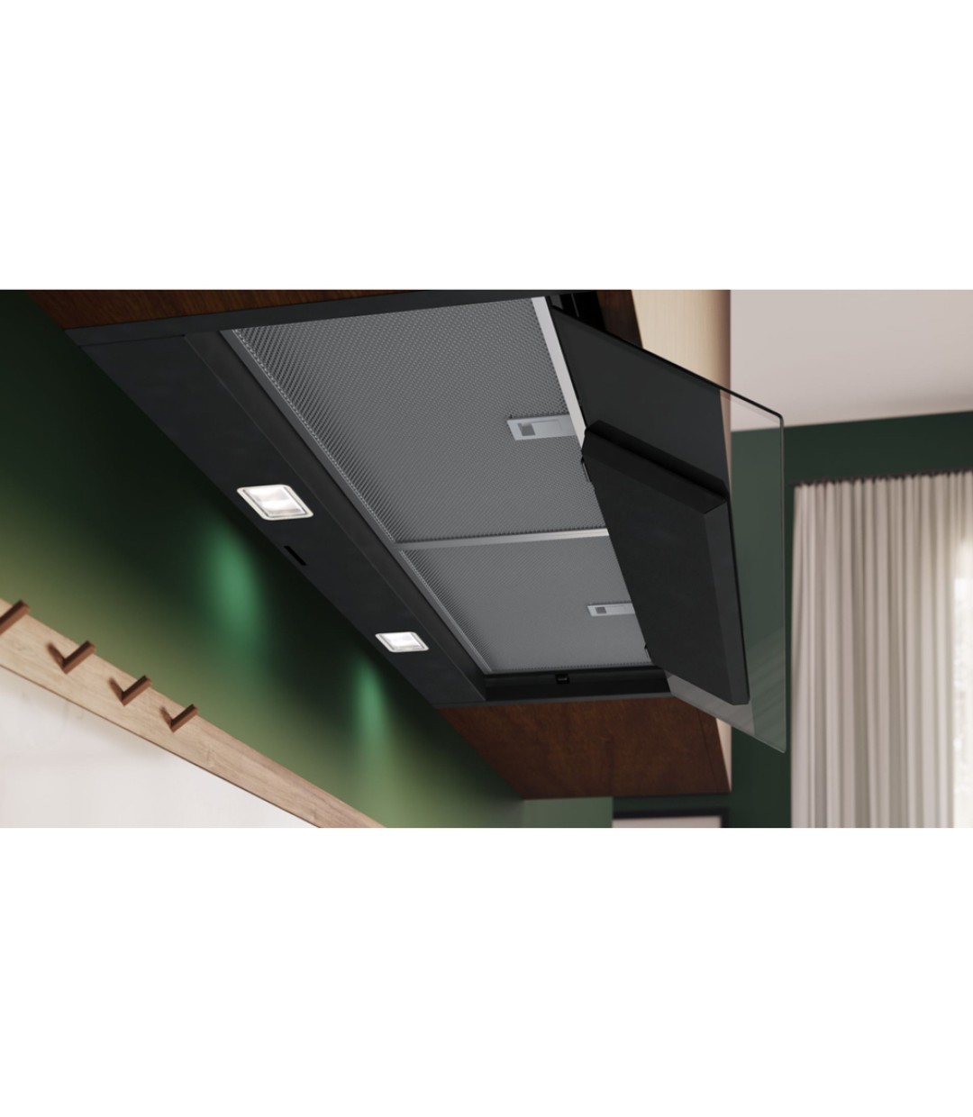 Neff Μηχανισμός Απορρόφησης 89.8cm Μαύρος με Wi-Fi 