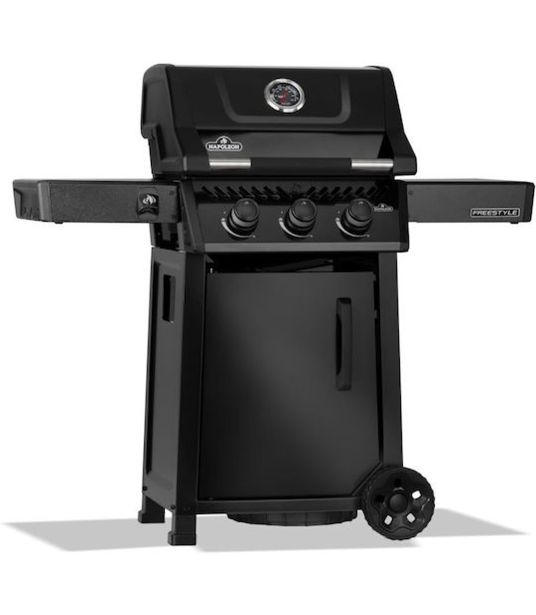  Napoleon Freestyle F 365 DPK-1-GR DPK BLACK  Ψησταριά Υγραερίου Μαντεμένιας Σχάρας 51x45εκ. με 3 Εστίες 12kW 