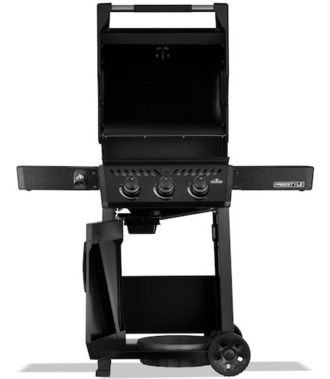  Napoleon Freestyle F 365 DPK-1-GR DPK BLACK  Ψησταριά Υγραερίου Μαντεμένιας Σχάρας 51x45εκ. με 3 Εστίες 12kW 