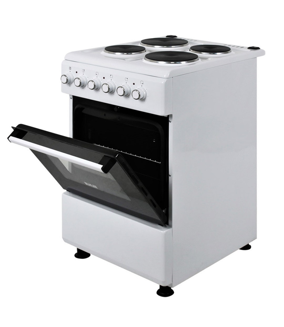  Muhler ELC-500 E Κουζίνα 52lt με Εμαγιέ Εστίες Π50εκ. Λευκή 