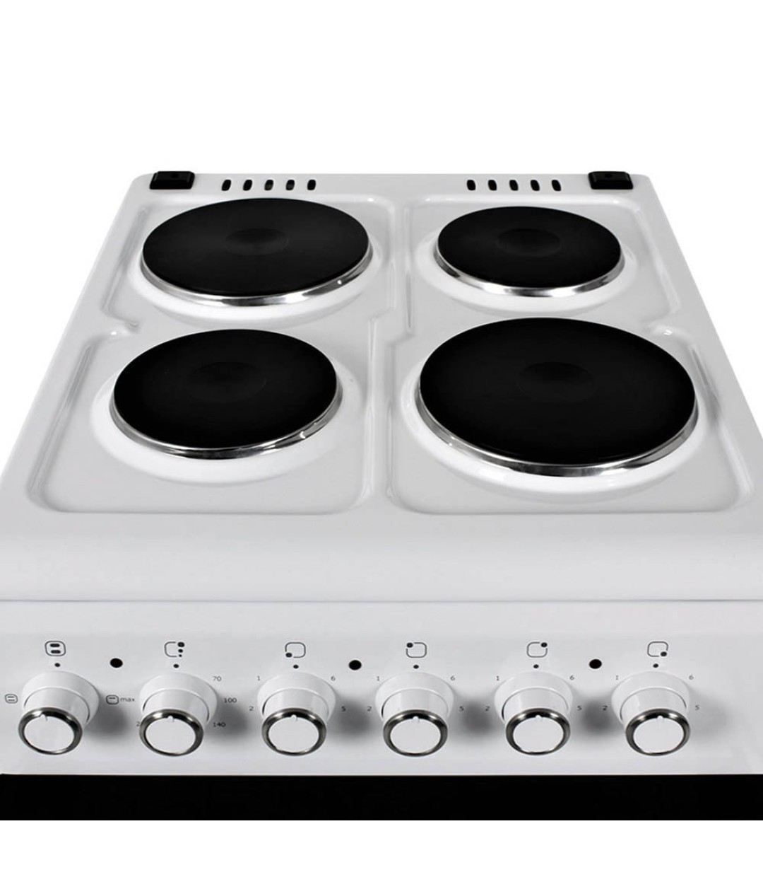  Muhler ELC-500 E Κουζίνα 52lt με Εμαγιέ Εστίες Π50εκ. Λευκή 