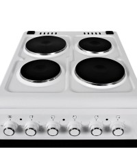  Muhler ELC-500 E Κουζίνα 52lt με Εμαγιέ Εστίες Π50εκ. Λευκή 