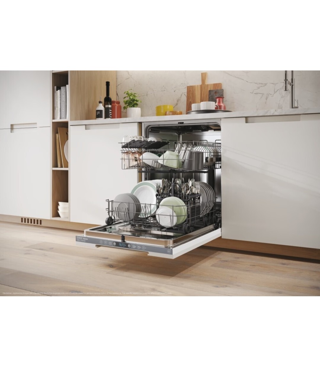 Candy CI3C6F1A1 Πλήρως Εντοιχιζόμενο Πλυντήριο Πιάτων με Wi-Fi για 13 Σερβίτσια Π59.7xY81.8εκ.