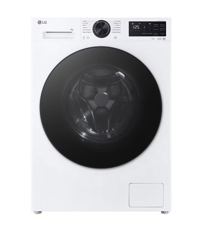  LG Πλυντήριο Ρούχων 9kg με Τεχνολογία Ατμού 1200 Στροφών AI DD F2X50S9TLB 