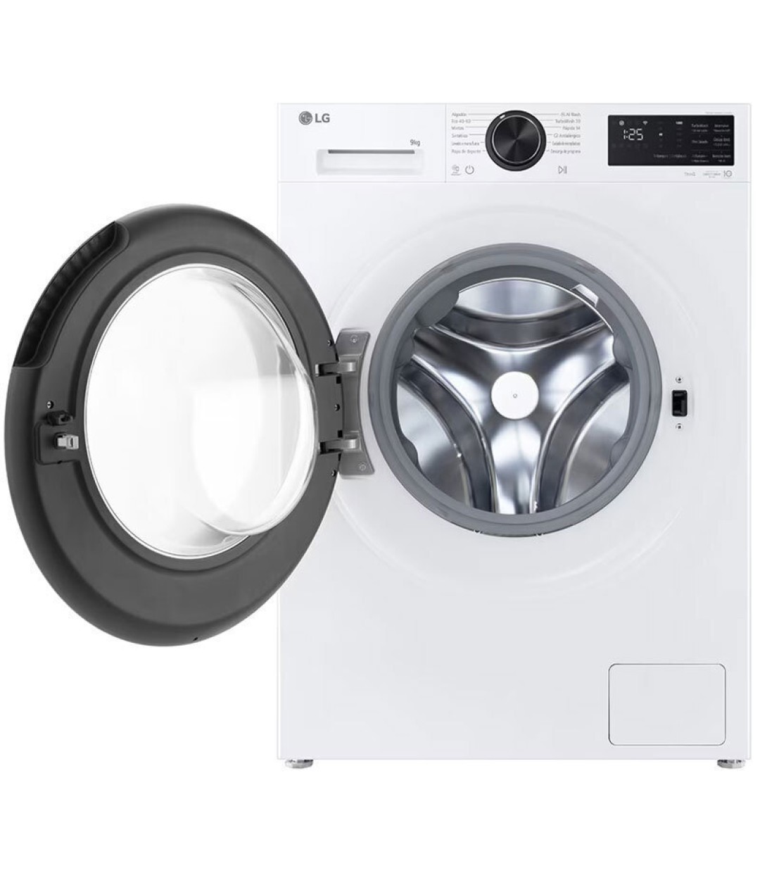  LG Πλυντήριο Ρούχων 9kg με Τεχνολογία Ατμού 1200 Στροφών AI DD F2X50S9TLB 