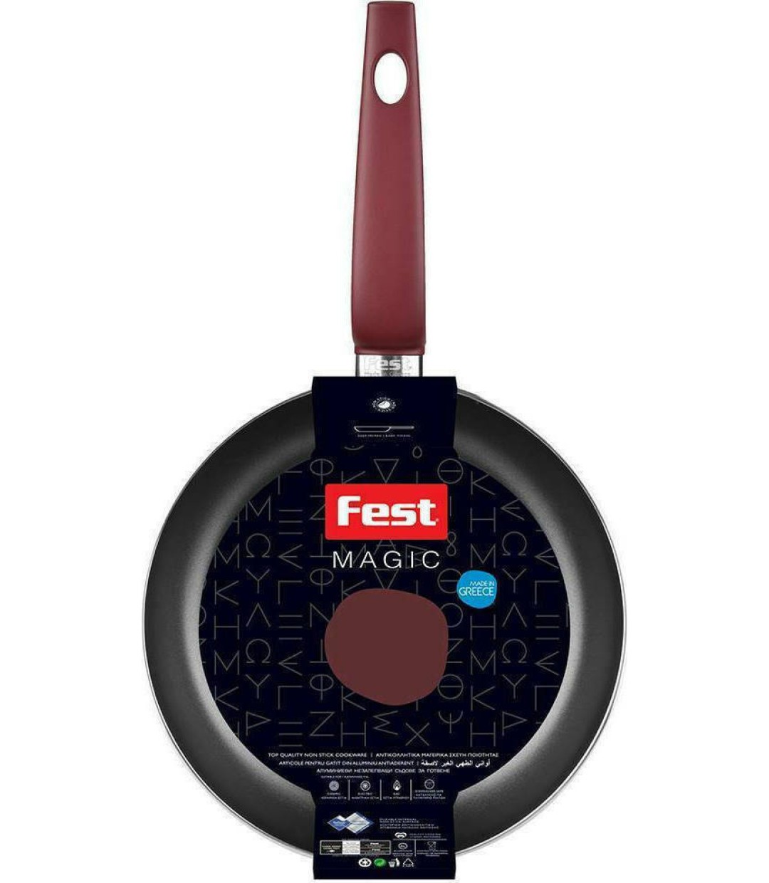  Fest Magic Τηγάνι από Αλουμίνιο με Αντικολλητική Επίστρωση 20cm 